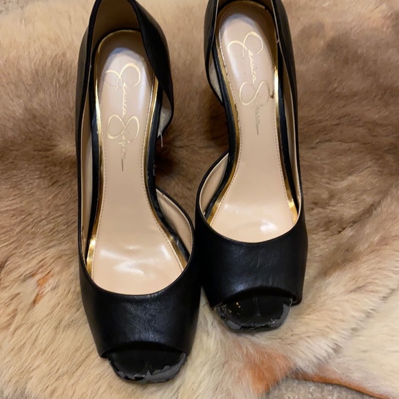 JESSICA SIMPSON SQUARE TOE - Picture 1 of 6